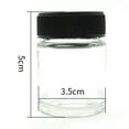 thumbnail image 6 of AURORA TRADE 22cc Airbrush Cup Anti Corrosion Sturdy Glass Transparent Airbrush Storage Bottle for Nail Art, 6 of 8