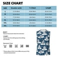 thumbnail image 5 of Goofa Snow Penguin Printed Men's Sleeveless T-Shirt - Athletic Gym Workout Tank Top for Men - Moisture-Wicking, UPF 30+ Quick-Dry Muscle Tee-Large, 5 of 8