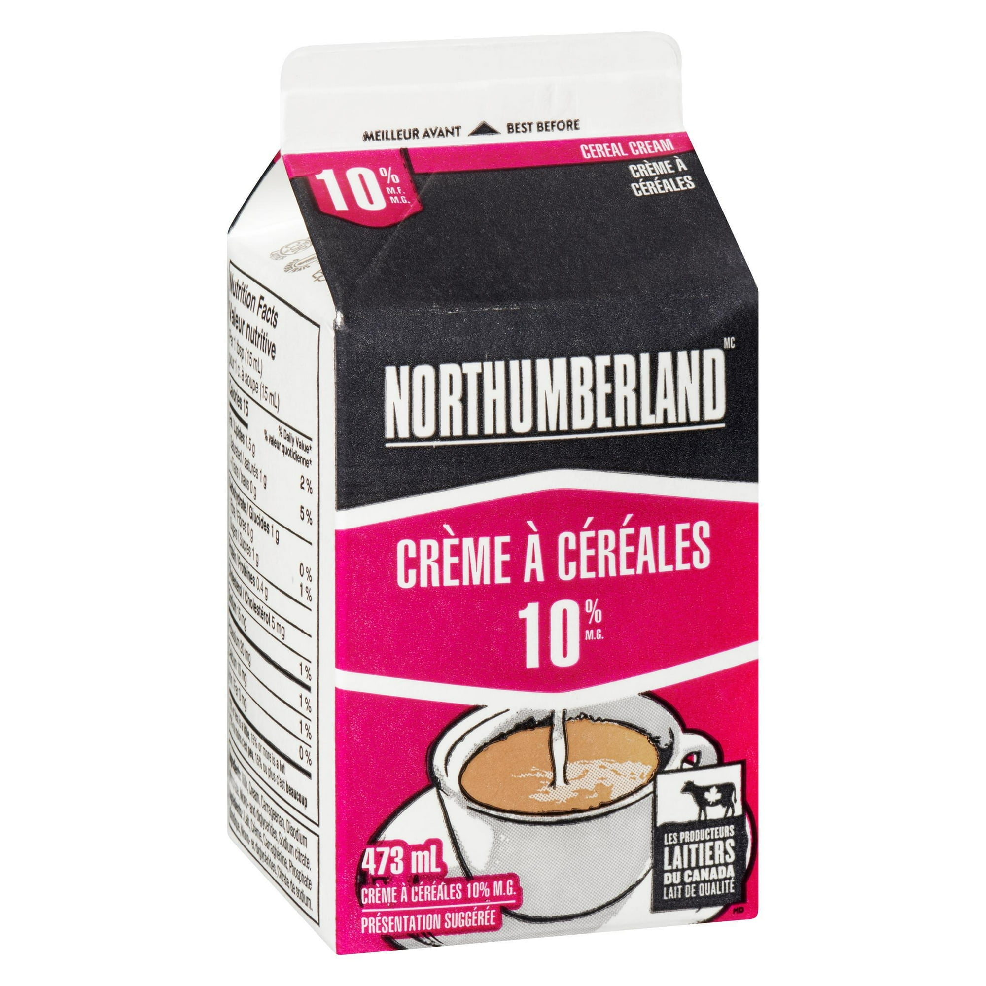 Northumberland 10% Cereal Cream, 473 mL