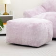 thumbnail image 1 of Puf otomano HollyHome, 38 x 40 x 35 cm, espuma viscoelástica, color morado, 1 of 8