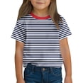 thumbnail image 1 of Short Sleeve T-shirt for Kids , Polyester-Spandex Blend , Breathable Comfort Fit , Fashion Print Design , Machine Washable , Black Color, 1 of 8