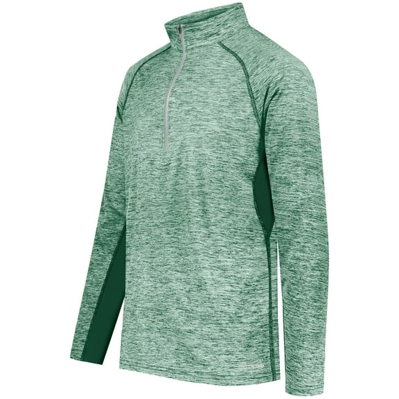 Holloway Sportswear S Electrify Coolcore® 1/2 Zip Pullover Dark Green Heather 222574