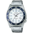 thumbnail image 2 of Casio Standard Analog Stainless Steel White Dial Quartz MTD-135D-7AV Men's Watch, 2 of 3