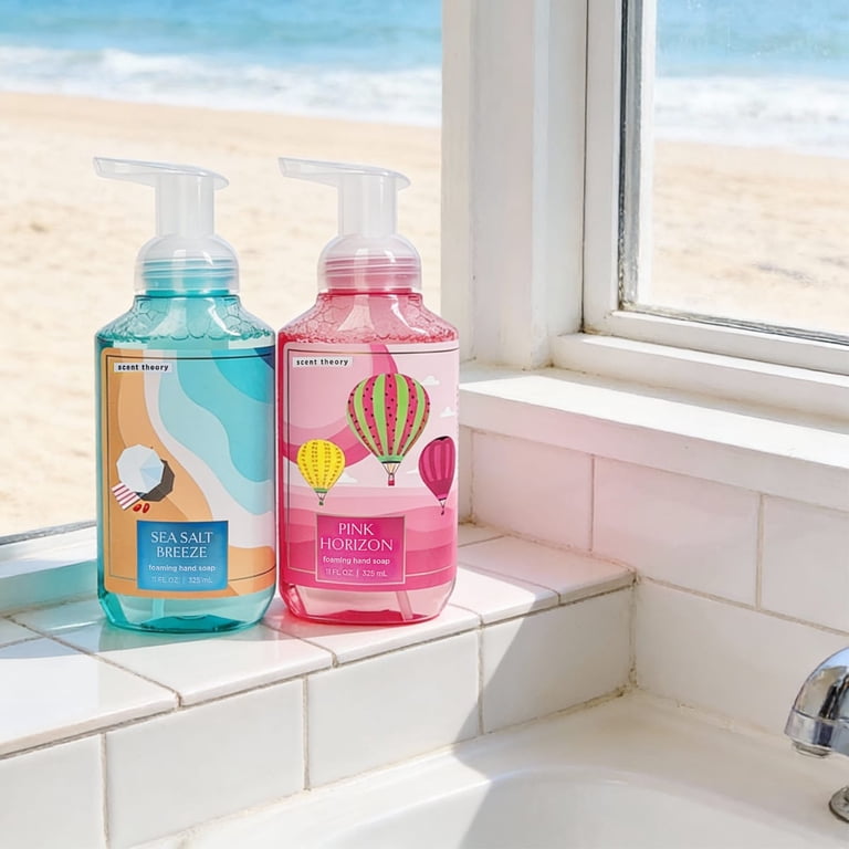 Scent Theory Foaming Hand Soap, Pink Horizon, 11 fl oz - Walmart.com