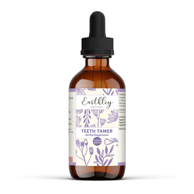 Domador de dientes Earthley Wellness para aliviar la dentición, 50 ml