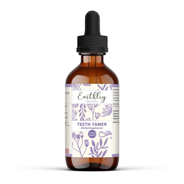 Domador de dientes Earthley Wellness para aliviar la dentición, 50 ml