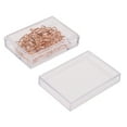 thumbnail image 3 of Metal Paper Clips, Portable Electroplating Rose Gold Practical Paper Clips  For Office For Daily Use For Home Hummingbird, 3 of 8