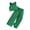 Green, variant on Nwiuh Girls Clothing Set Casual Clothes Sleeveless Back Tank Crop Top and Wide Leg Pants with Pocket Outfits Green for Size 11-12 Years