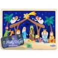thumbnail image 6 of O Holy Night Wooden Nativity Inset Jigsaw Puzzle, 24 pieces, 6 of 6