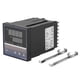 thumbnail image 1 of Leylor Termostato Digital, REX-C700 0-400 ℃ Controlador de Temperatura PID Digital Entrada de termopar Salida de relé 220 V, 1 of 12