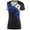 Black, variant on UFC Official Reebok Black FIght Kit Walkout Black Royal Blue Jersey Women's