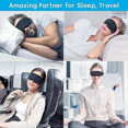 thumbnail image 5 of Sleep Headphones, Bluetooth Wireless Music 3d Eye Mask, Adjustable Sleep Mask, 5 of 5