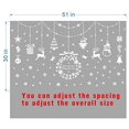 thumbnail image 2 of Window Snowflake Wreaths Christmas Window Decals Decorations Stickers,Christmas Holiday Snowflake Window Clings Stickers., 2 of 4