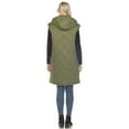 thumbnail image 3 of White Mark Gilet Long à Capuche pour Femmes, 3 of 6