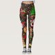 thumbnail image 2 of Pantimedias Gibobby Dama Pantalones estampados Navidad Muñeco de nieve Verde XL, 2 of 5