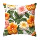 thumbnail image 2 of Funda de cojín bordada con estampado floral primaveral para sofá, silla y sillón | Funda de cojín de poliéster suave con cremallera invisible | Transpirable y lavable, 2 of 6
