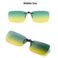 thumbnail image 3 of TOP-MAX Sunglasses Clip, UV400 Anti Glare Polarized Night Vision Clip On Driving Glasses for Men and Women, Green (1pcs, L), 3 of 7
