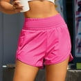 thumbnail image 5 of Stretchy Shorts for Women High Waisted Seamless Yoga Double Layer See Through Capri Pants Fitness Sports Summer Casual Beach Shorts S-XL, 5 of 9