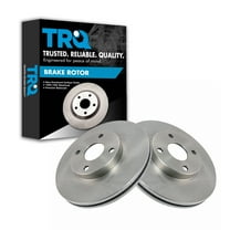 TRQ Front Brake Rotors Set Vented Fits Select 1999-2003 Mazda Protege