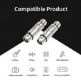 thumbnail image 6 of 2 Pack XLR Female to Female, 3 Pin XLR Female to 3 Pin XLR Female Gender Changer Connector for Microphone,Stereo,Mixerr, 6 of 8