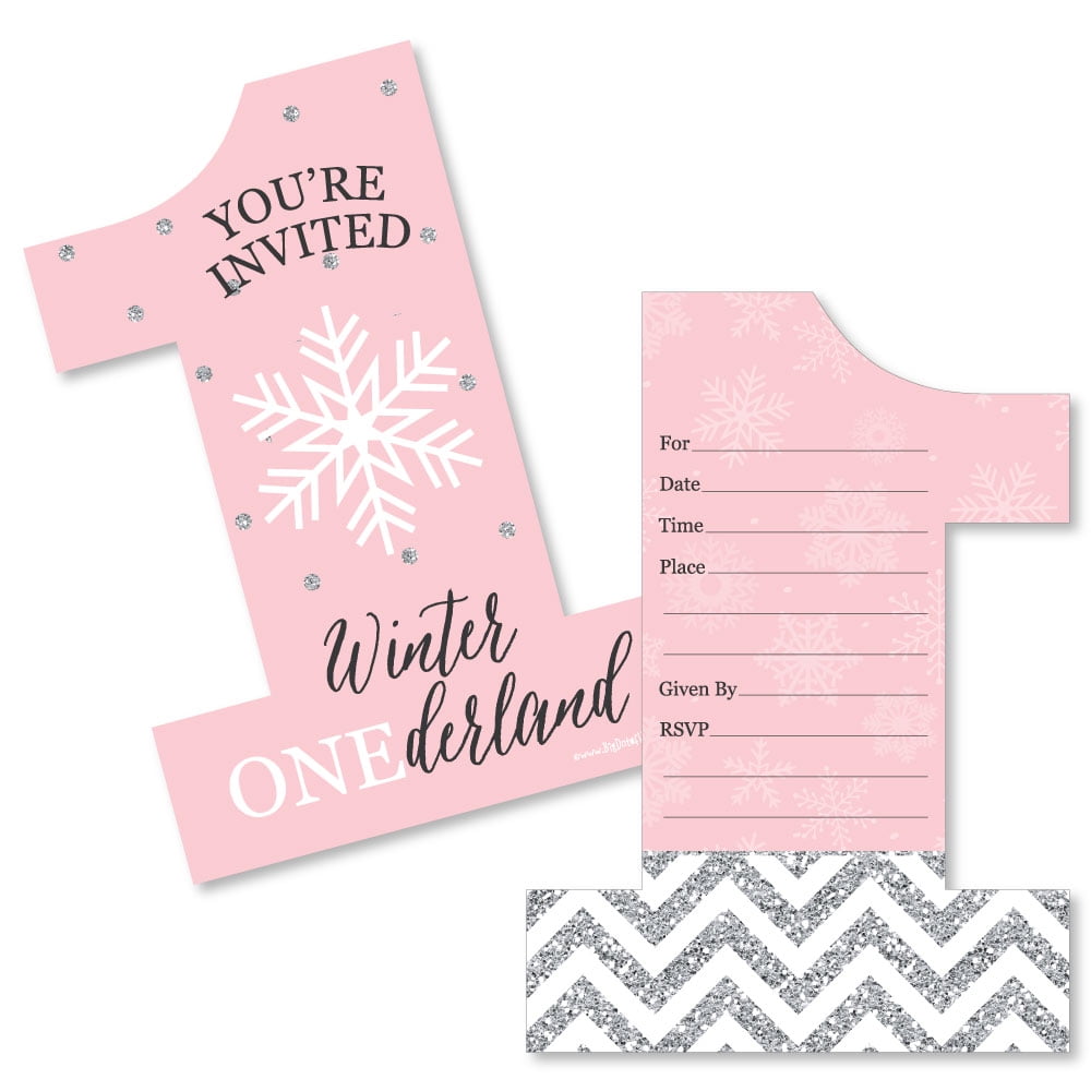 Snowflake Shaped Invitations 4