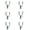 Glossy model, variant on 6Pieces Aluminium Alloy Plant Support Poles Reusable Tree Stakes Suitable for Orchards and Garden Use for Tree Stability