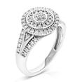 thumbnail image 2 of Vir Jewels 1/2 CTTW Lab Grown Diamond Engagement Ring in Sterling Silver Female Adult, 2 of 5