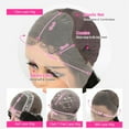 thumbnail image 6 of HD Straight Lace Wig Human Hair Lace Front Wig 180% Brazilian Remy Hair Pre Plucked 8-38" Long Straight Transparent Lace Frontal Wigs, 6 of 6