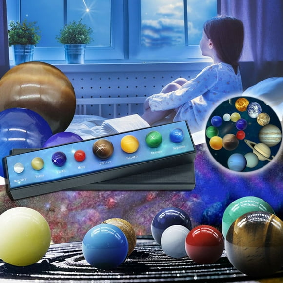 Opal Eight Planets Universe Galaxy System Planets Popular Science Planet Set Educational Ornaments