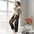 thumbnail image 5 of Pofeuu Romantic Flower Lion Couple Print Women's Fashion Pajama Pants with Pockets Comfy Drawstring Sleep Lounge Bottoms-Large, 5 of 6