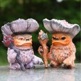 thumbnail image 4 of Fairy Mushroom Monster, Exquisite Handcrafted Ornament Gothic Style Mushroom Elves And Wizards With Detailed Craftsmanship Unique Design For Home Decoration, 4 of 8