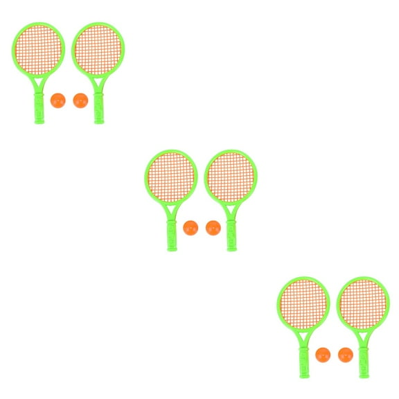 3 Pairs Rackets Children Tennis Learning for Beginners Parent-child