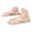 A-Beige1, variant on Yuanlong Women's Flat Sandals Convertible Dual-Wear Crisscross Strap Summer Shoes Minimalist Soft Slip On Beach Casual Sandals