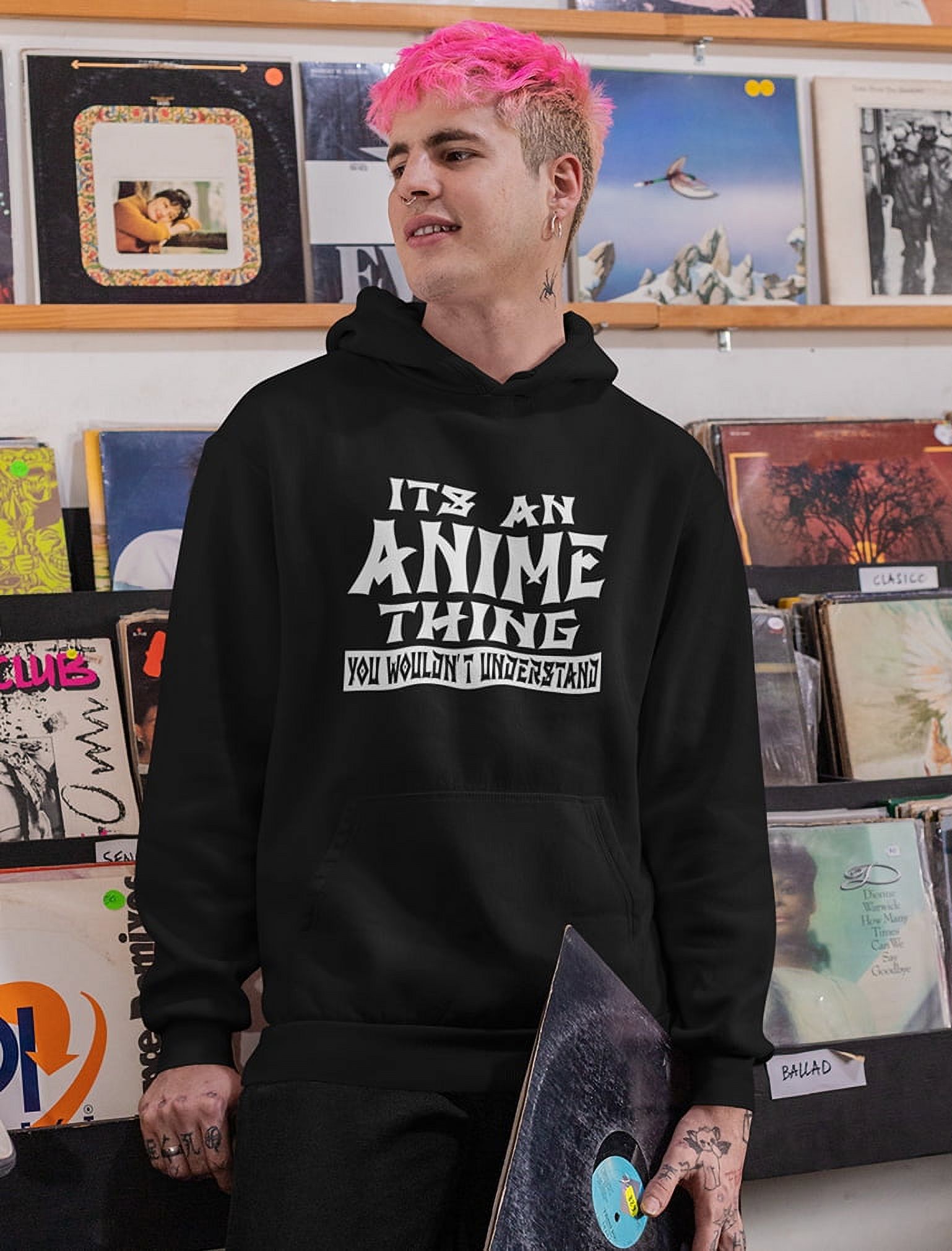 Tstars Men's Anime Lover Graphic Hoodie - It's an Anime Thing You Wouldn't Understand Design - Ideal for Anime Enthusiasts - image 2 of 8
