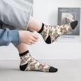 thumbnail image 2 of Naloa leaf Moose fox owls tree Ankle Socks for Women Non Slip Socks No Show Socks Classic Low Cut Casual Socks Casual Socks, 2 of 7