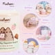 thumbnail image 2 of Hamee Pusheen The Cat Cute Water Filled Surprise Capsule Squishy Toy [Serie 4] [Pusheen Sips] [Bolsa de regalo de cumpleaños Favor de fiesta Cesta de regalo Relleno Juguete para aliviar el estrés] - 5, 2 of 5