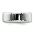 thumbnail image 3 of 925 Sterling Silver 8mm Polished Fancy Band Ring Size 13, 3 of 7