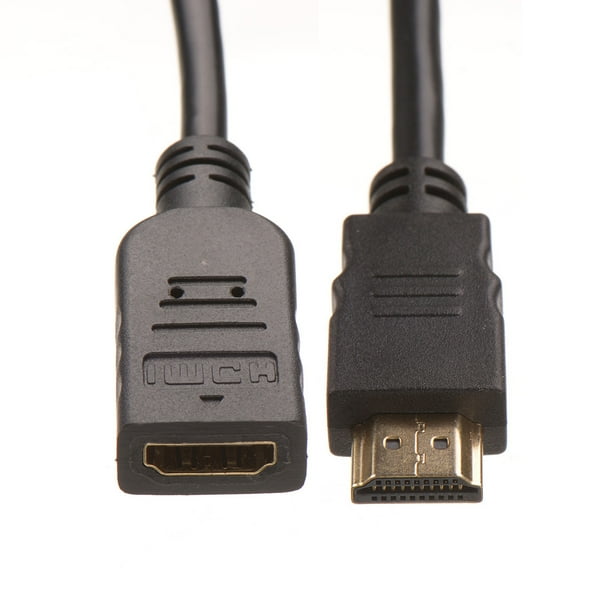 onn. HighSpeed Male to Female HDMI Extension Cable, 3 Feet Walmart