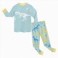 thumbnail image 5 of HFHAPW Toddler Boys Girls Pajamas 2 Piece Set Long Sleeve Pullover Top and Pants Print Pjs Sleepwear Fall Winter Pj Clothing Outfit, 5 of 5