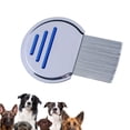 thumbnail image 4 of Bug Comb, Comfortable Pet Bug Comb Stainless Steel  for Grooming and Cleaning Supplies for Dogs, 4 of 7