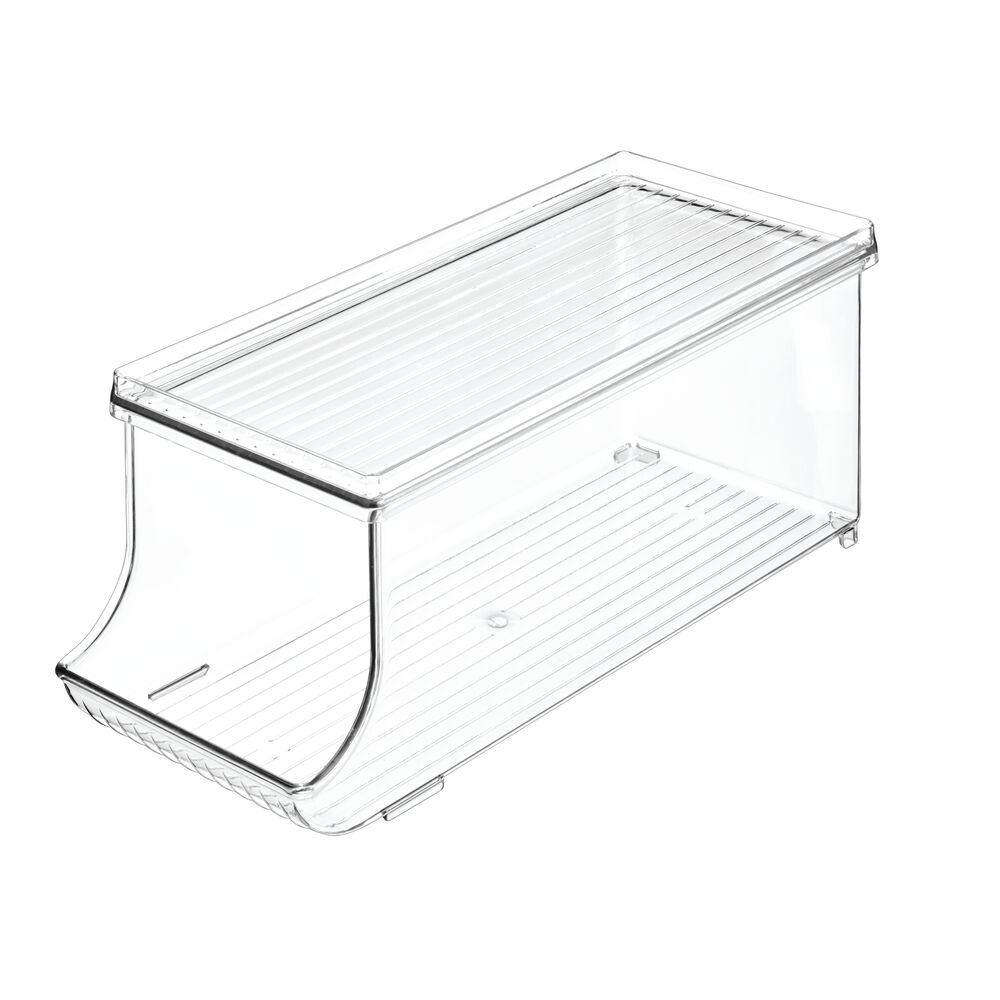 iDesign, Soda Can Holder with Lid, Clear