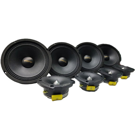 Set de medios QUANTUM AUDIO PRO6K4MT 250w RMS 6.5 Pulgadas 4 Ohms