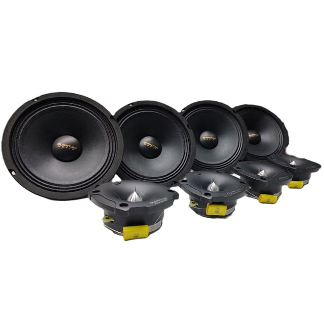 Set de medios QUANTUM AUDIO PRO6K4MT 250w RMS 6.5 Pulgadas 4 Ohms