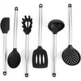 thumbnail image 1 of Silicone Kitchen Utensil,6Pcs Set Silicone Spoon Spatula Set, Non Stick Baking Cooking Tools Kitchen Accessories, 1 of 8