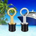 thumbnail image 2 of Metal Snap Handle Drain Plug Boat Rubber Scupper Plugs Kayak Accessories, 2 of 13