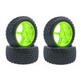 thumbnail image 2 of Paquete de 4 Neumáticos CUTICAT 1/12 1/14 Vehículos Todoterreno 144001 Accesorios Ruedas de orugas RC Verde, 2 of 7
