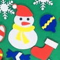thumbnail image 4 of Árbol de Navidad de Fieltro para Niños, Juego de 30 Piezas, Adornos de Pared Desmontables, Regalos de Navidad, Decoraciones navideñas para el hogar para niños Rojo Verde Cocina, Decoración y Otros, 4 of 5