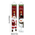 thumbnail image 3 of Christmas Decorations Outdoor Yard Front Porch Sign Set, Snowman Welcome Door Banner, Hanging Merry Christmas Decorations for Home (B), 3 of 6