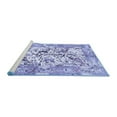 thumbnail image 2 of Ahgly Company Machine Washable Indoor Round Animal Blue Traditional Area Rugs, 6' Round, 2 of 4
