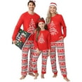thumbnail image 4 of Yesfashion Christmas Pajamas for Men Christmas Pjs Matching Sets for Adults Holiday Xmas Sleepwear Set, 4 of 5